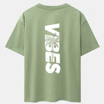 Palm Tree Vibes Slogan Back Print Drop Shoulder Oversize T-Shirt