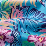 Tropical Plants And Orangutan Print Button Up Shirt