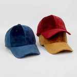 Classic Soft Velvet Casual Baseball Cap