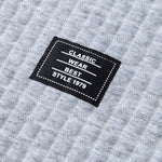 3 Pieces Long Sleeve Waffle Arc Hem T-Shirts