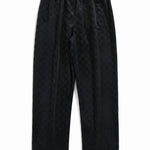 Checkerboard Straight Leg Pants