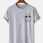 Pocket Panda Print T-Shirt