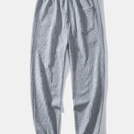 Geometric Jacquard Jogger Pants