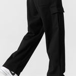 Relax Fit Straight Leg Jersey Cargo Pants