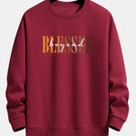 Blessed Print Relax Fit Sweatshirt