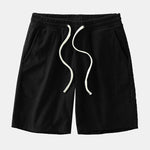 Drawstring Crosscut Corduroy Shorts