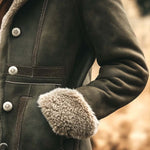 Women's Retro Suede Thick Warm Coat