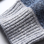Contrast Zip Up Sweater