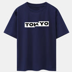 Tokyo Print Drop Shoulder Oversize T-Shirt