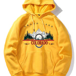 Colorado Mountain Print Hoodie