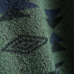Aztec Print Patchwork Teddy Fleece Coat