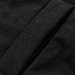 2 In 1 Corduroy Zip Up Hooded Puffer Coat