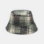 Vintage Teddy Check Warm Bucket Hat