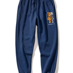 Robot Bear Print Jogger Pants