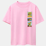 Sunflower Oil Painting Print Drop Shoulder Oversize T-Shirt