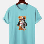 Mechanical Bear Print T-Shirt