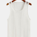 Textured Knit Sweater Tank Top