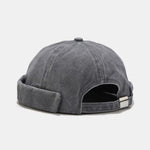 Vintage Hip Hop Washed Brimless Hat
