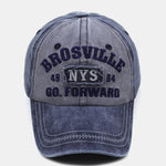 NYS Slogan Embroidery Washed Distressed Baseball Cap