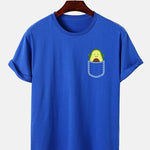 Pocket Avocado Print T-Shirt