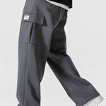 Relax Fit Straight Leg Jersey Cargo Pants