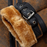 Faux Fur Lined Suede Jacket