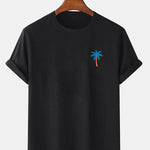 Palm Tree Print T-Shirt & Swim Shorts