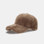 Faux Rabbit Fur Plush Warm Baseball Cap