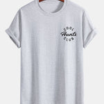 Regular Fit Cool Aunts Club Print Cotton T-Shirt