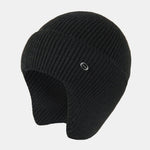 Warm Ear Covers Knit Beanie Hat