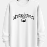 Mountain Pathways Print Relax Fit Sweatshirt