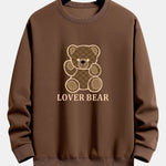 Lover Bear Print Relax Fit Sweatshirt