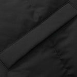 Contrast Zip Up Hooded Puffer Coat