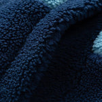 Color Block Zip Up Teddy Coat