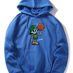 Basketball Skeleton Print Hoodie