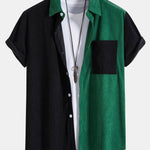 Two Tone Corduroy Shirt