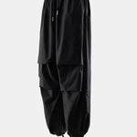 Solid Parachute Pants
