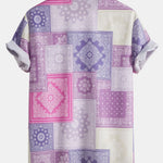 Paisley Patchwork Print Shirt