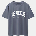 Los Angeles Letter Print Oversize T-Shirt