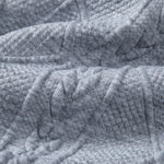 Relax Fit Geometric Jacquard Hoodie