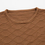 Slim Fit Crew Neck Knitted Sweater
