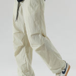 Elastic Waist Parachute Pants