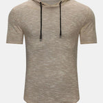 Slim Fit Knit Hooded Sweater
