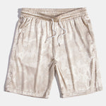 Paisley Print Satin Shirt & Shorts