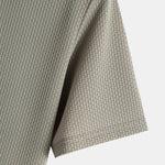 Short Sleeve Textured Polo