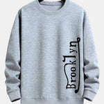 Brooklyn Print Relax Fit Sweatshirt