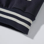 Contrast Baseball Jacket & Jogger Pants
