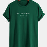 Regular Fit Be The Light Print Cotton T-Shirt