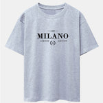 Milano Print Drop Shoulder Oversize T-Shirt