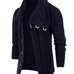 Button Up Turtleneck Sweater